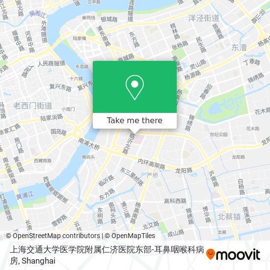 上海交通大学医学院附属仁济医院东部-耳鼻咽喉科病房 map