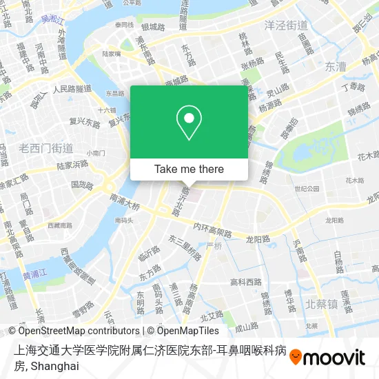 上海交通大学医学院附属仁济医院东部-耳鼻咽喉科病房 map
