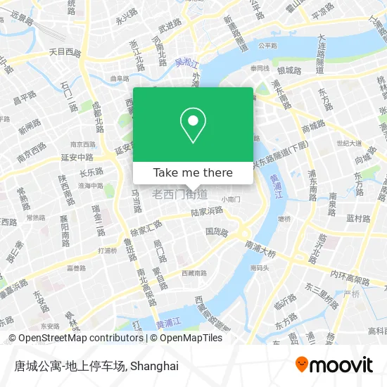 唐城公寓-地上停车场 map