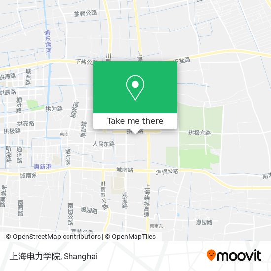 上海电力学院 map