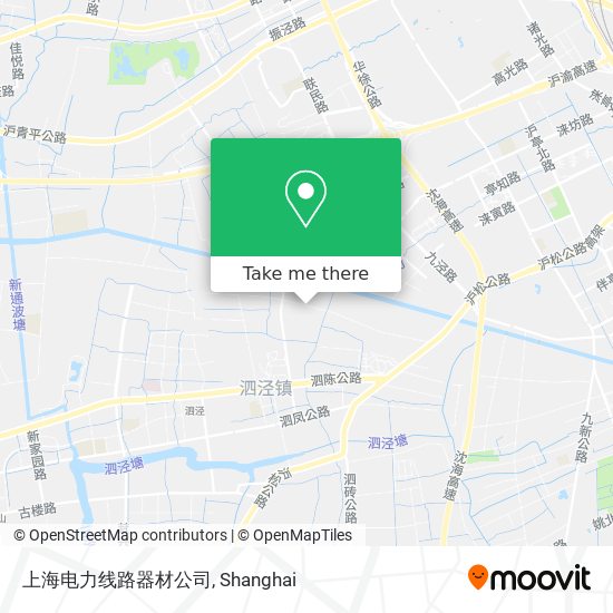 上海电力线路器材公司 map