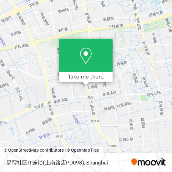 易帮社区IT连锁(上南路店PD098) map