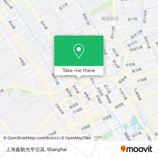 上海鑫貌光学仪器 map