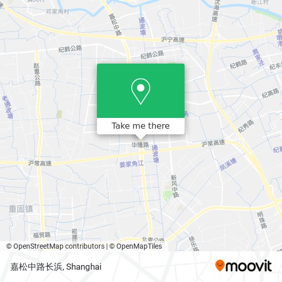 嘉松中路长浜 map