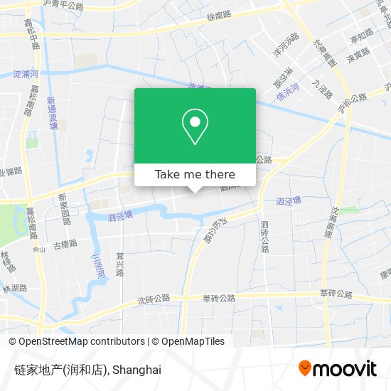 链家地产(润和店) map