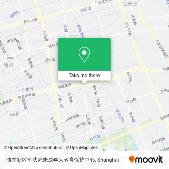 浦东新区司法局未成年人教育保护中心 map