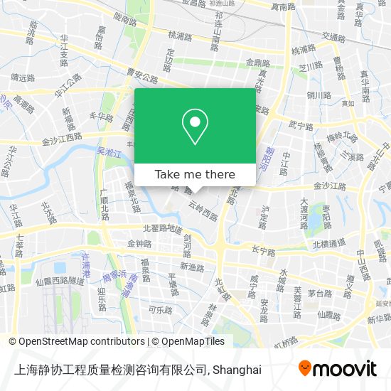 上海静协工程质量检测咨询有限公司 map