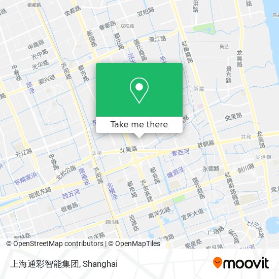 上海通彩智能集团 map