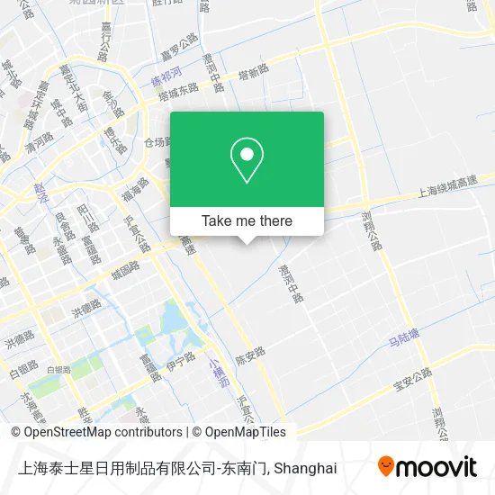 上海泰士星日用制品有限公司-东南门 map
