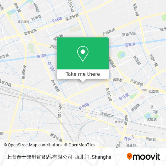 上海泰士隆针纺织品有限公司-西北门 map