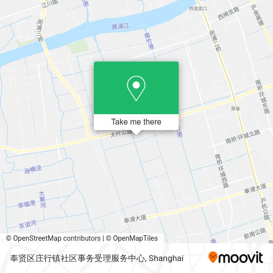 奉贤区庄行镇社区事务受理服务中心 map
