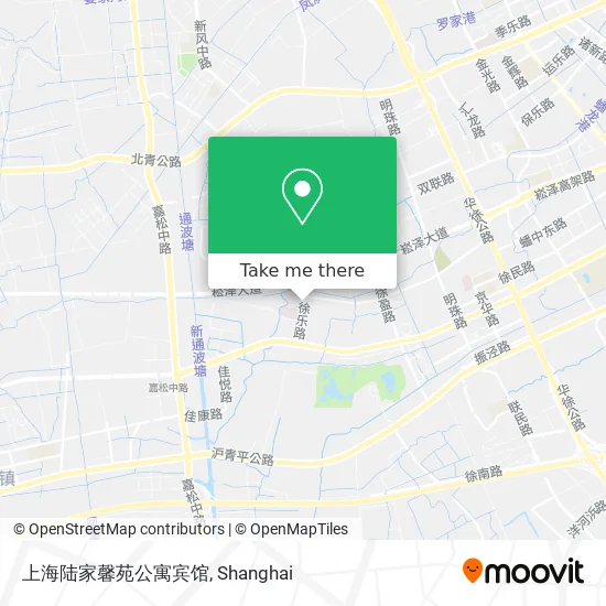 上海陆家馨苑公寓宾馆 map
