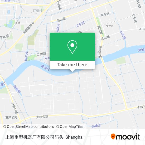 上海重型机器厂有限公司码头 map