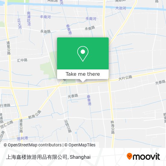 上海鑫楼旅游用品有限公司 map