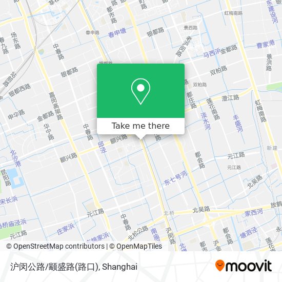沪闵公路/颛盛路(路口) map