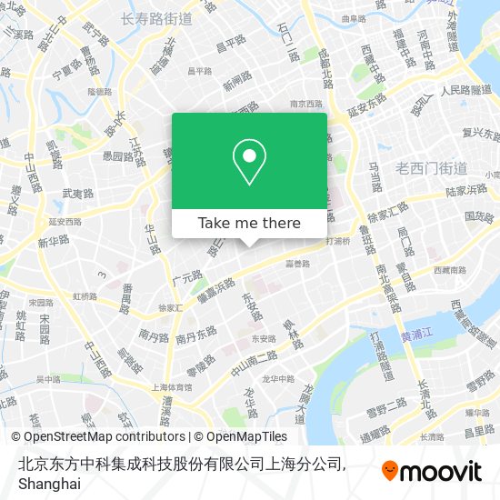北京东方中科集成科技股份有限公司上海分公司 map