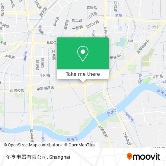 侨亨电器有限公司 map
