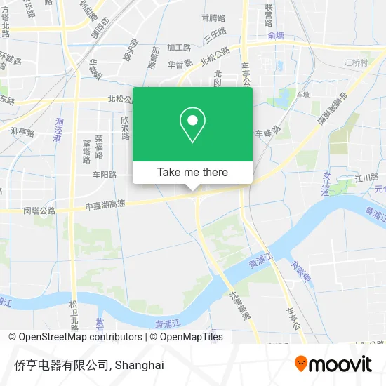 侨亨电器有限公司 map