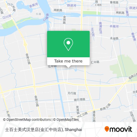 士百士美式汉堡店(金汇中街店) map