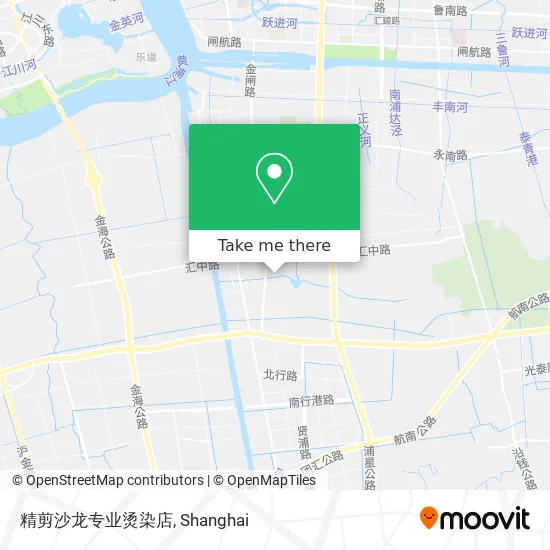 精剪沙龙专业烫染店 map