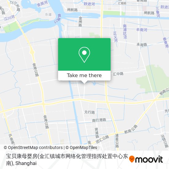 宝贝康母婴房(金汇镇城市网络化管理指挥处置中心东南) map