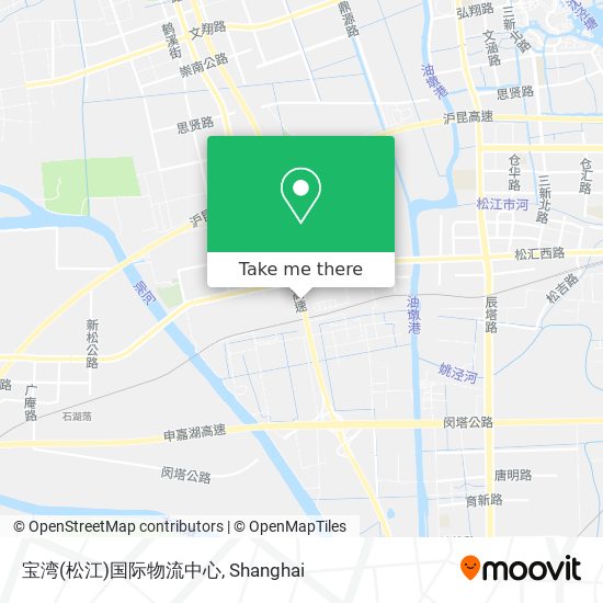 宝湾(松江)国际物流中心 map
