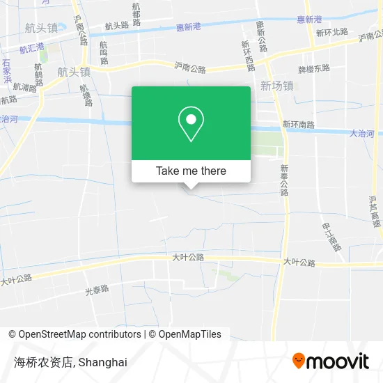 海桥农资店 map