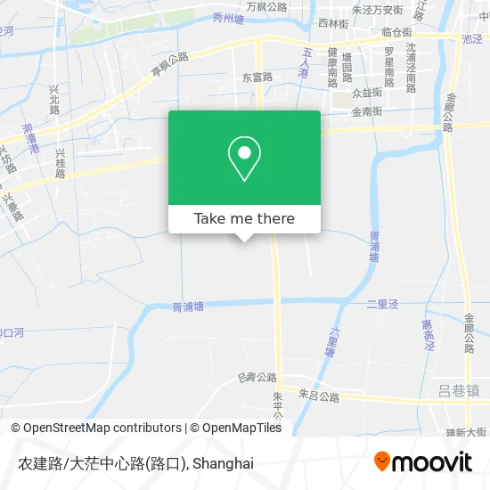 农建路/大茫中心路(路口) map