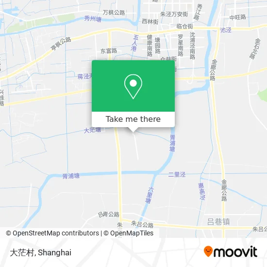 大茫村 map