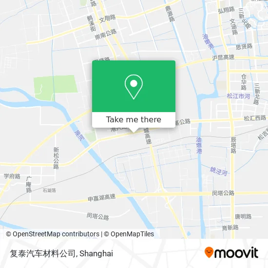 复泰汽车材料公司 map