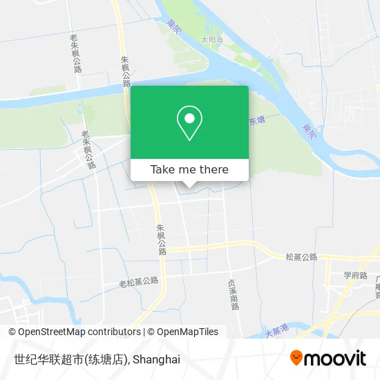 世纪华联超市(练塘店) map