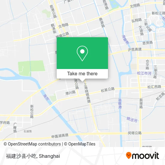 福建沙县小吃 map