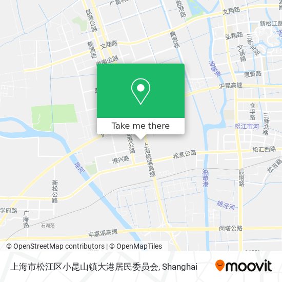 上海市松江区小昆山镇大港居民委员会 map