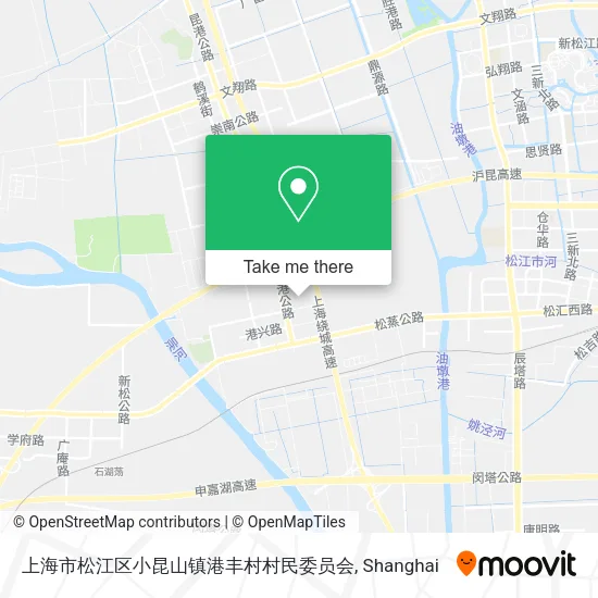 上海市松江区小昆山镇港丰村村民委员会 map