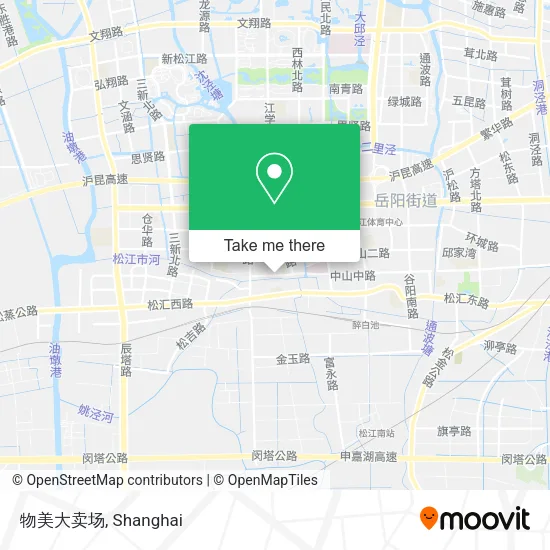 物美大卖场 map