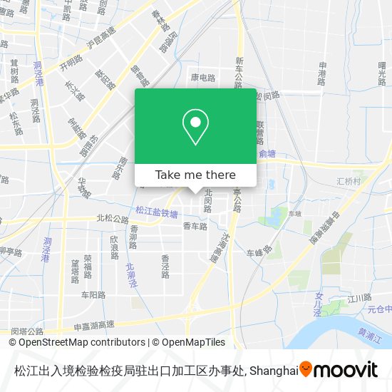 松江出入境检验检疫局驻出口加工区办事处 map