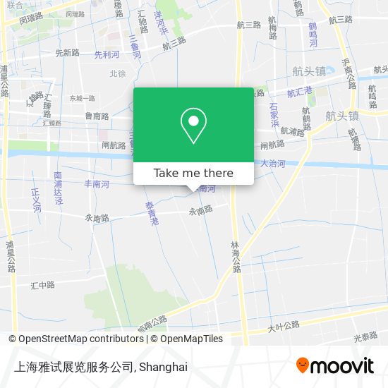 上海雅试展览服务公司 map