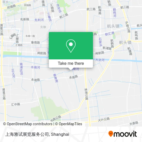 上海雅试展览服务公司 map