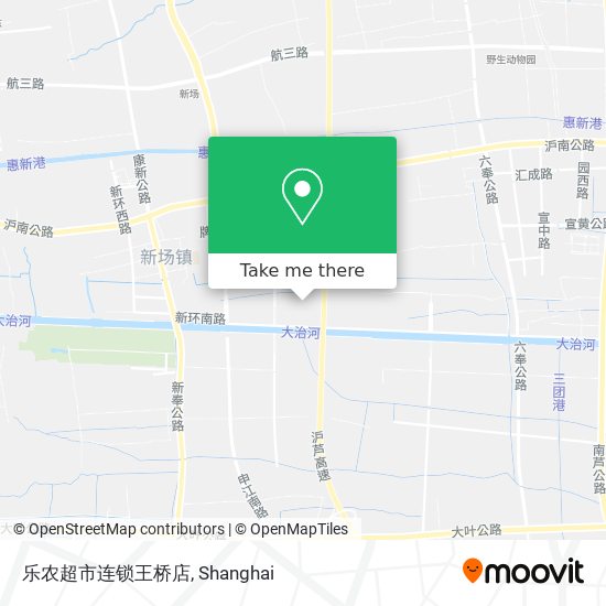 乐农超市连锁王桥店 map