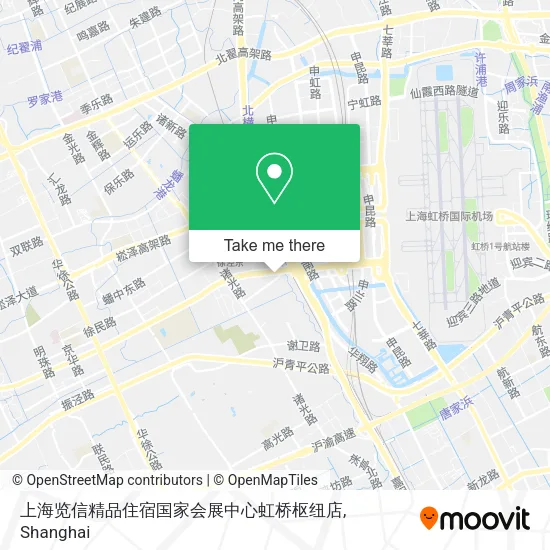 上海览信精品住宿国家会展中心虹桥枢纽店 map