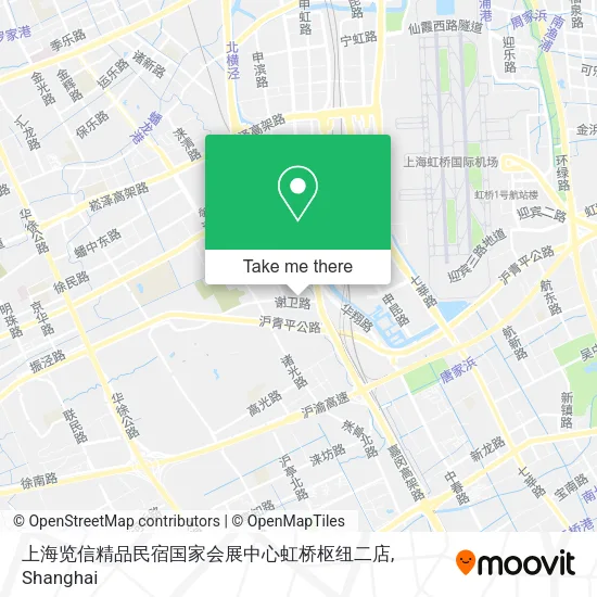 上海览信精品民宿国家会展中心虹桥枢纽二店 map