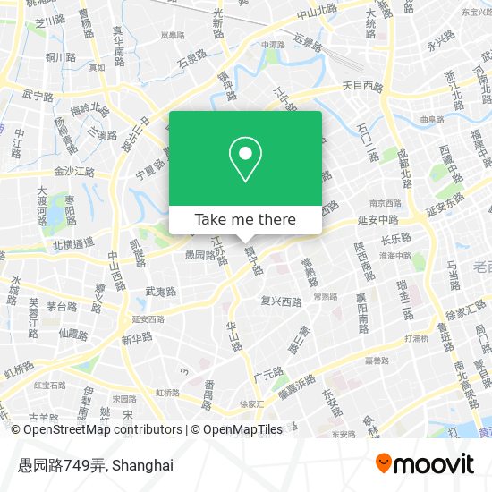 愚园路749弄 map
