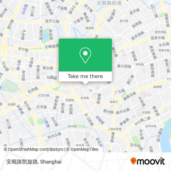 安顺路凯旋路 map