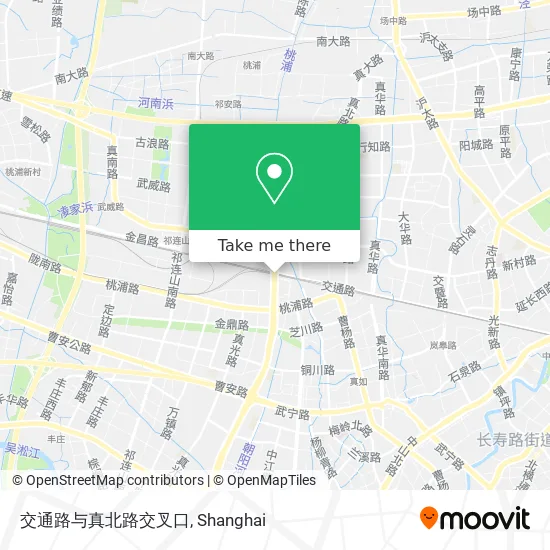 交通路与真北路交叉口 map