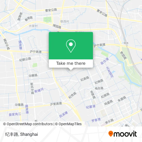 纪丰路 map