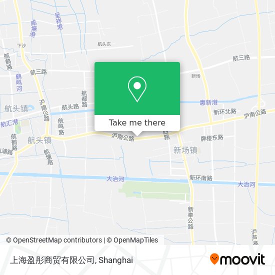 上海盈彤商贸有限公司 map