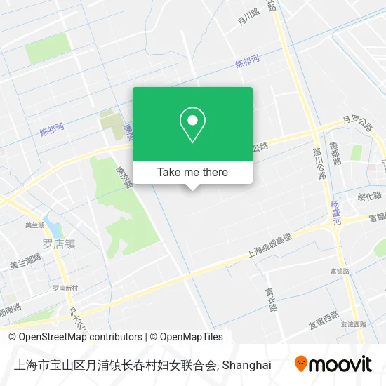 上海市宝山区月浦镇长春村妇女联合会 map