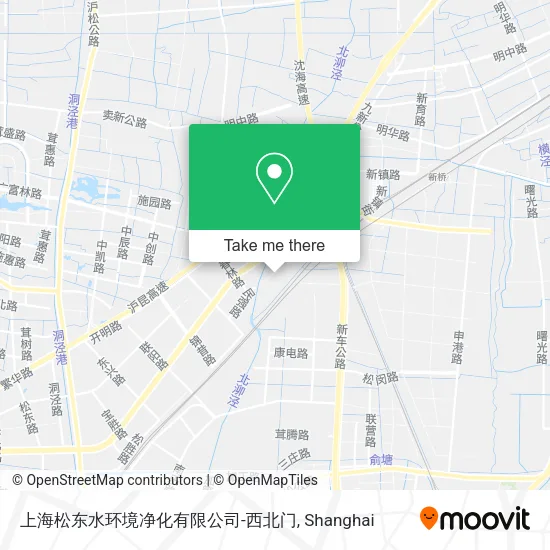 上海松东水环境净化有限公司-西北门 map