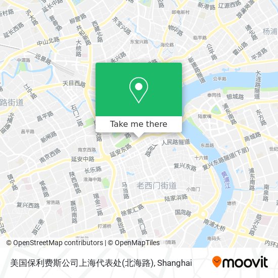 美国保利费斯公司上海代表处(北海路) map