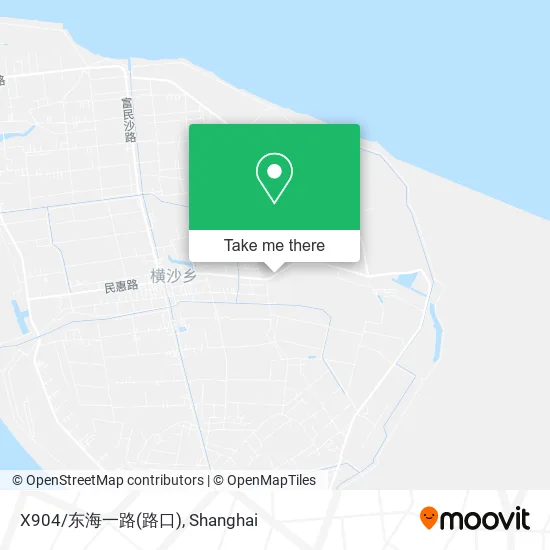 X904/东海一路(路口) map